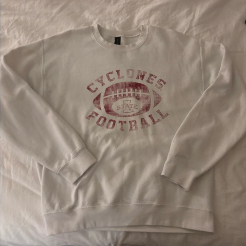 Cyclones Football White Sweater